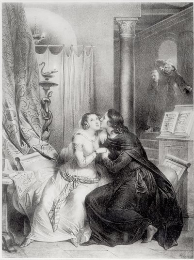 Eloisa e Abelardo da Achille Devéria