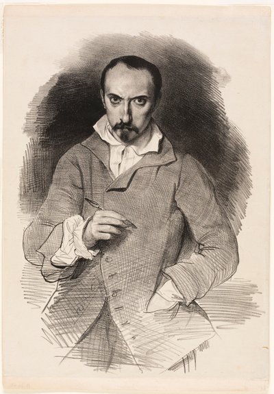 Autoritratto da Achille Devéria