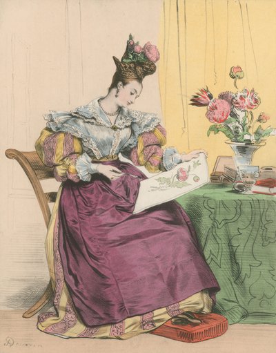 4 ore del pomeriggio da Achille Devéria