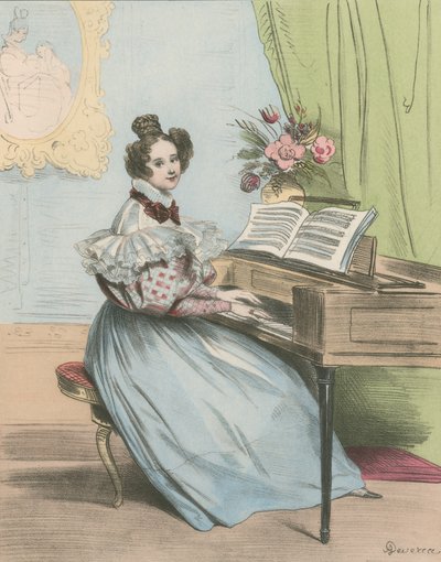 7 ore di sera da Achille Devéria
