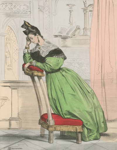 8 ore del mattino da Achille Devéria