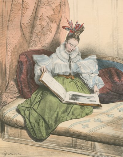 9 Heures du matin da Achille Devéria