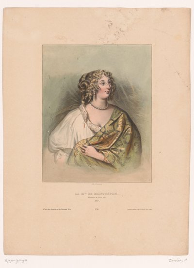 Ritratto di Madame de Montespan da Achille Devéria