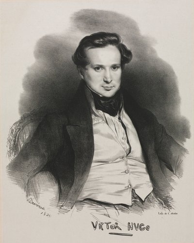 Victor Hugo da Achille Devéria