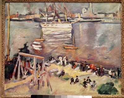 Entrata di una corvetta nel porto di Anversa (dipinto di Othon Friesz, 1906, collezione privata) da Achille Emile Othon Friesz