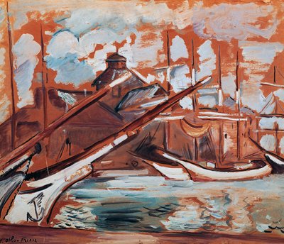 Scena del porto, di Othon Friesz da Achille Emile Othon Friesz
