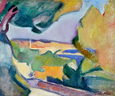 Paesaggio mediterraneo, c.1907 da Achille Emile Othon Friesz