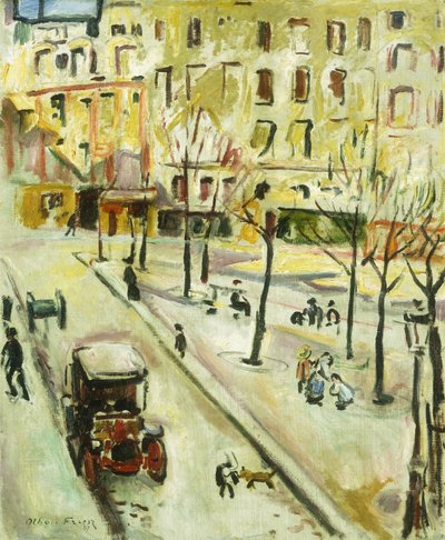 Scena di strada a Parigi da Achille Emile Othon Friesz