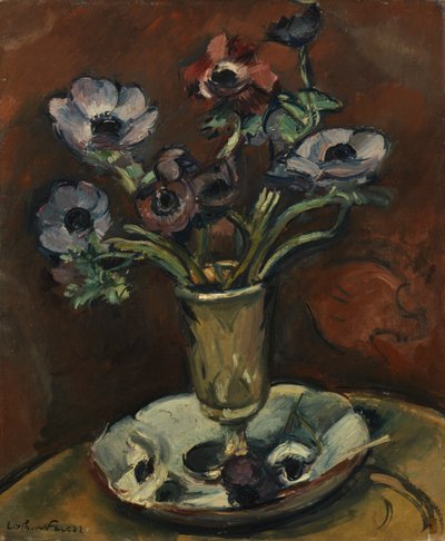 Natura morta con anemoni, c.1922 da Achille Emile Othon Friesz