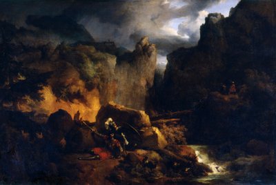 La morte di Rolando, c1818 da Achille Etna Michallon