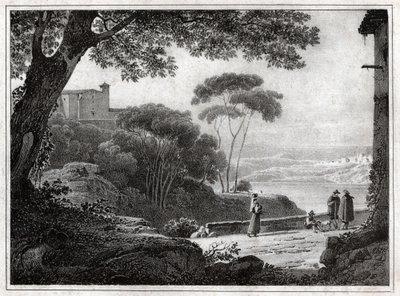 Lago Albano da Achille Etna Michallon