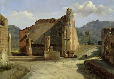 Il Foro di Pompei da Achille Etna Michallon