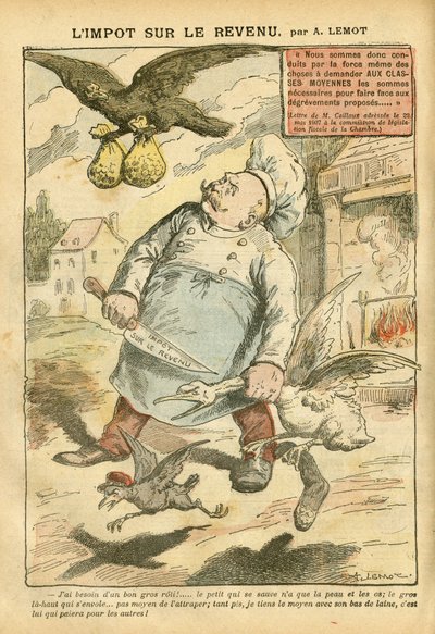 Illustrazione di Achille Lemot in Le Pelerin da Achille Lemot