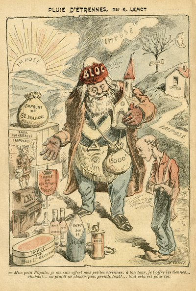 Illustrazione di Achille Lemot (1846-1909) in Le Pelerin da Achille Lemot