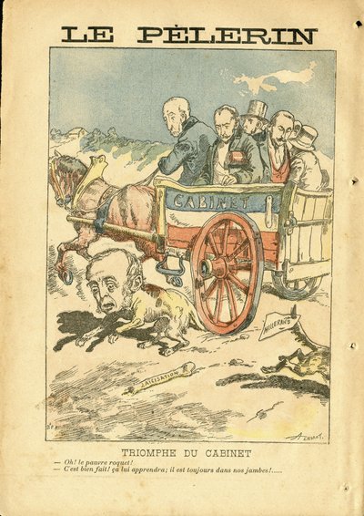 Illustrazione di Achille Lemot (1846-1909) in Le Pelerin da Achille Lemot