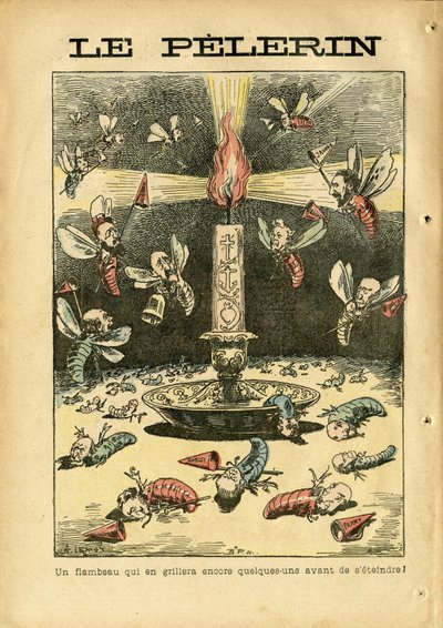 Illustrazione di Achille Lemot (1846-1909) in Le Pelerin da Achille Lemot