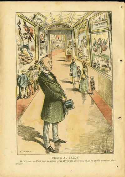 Illustrazione di Achille Lemot (1846-1909) in Le Pelerin da Achille Lemot