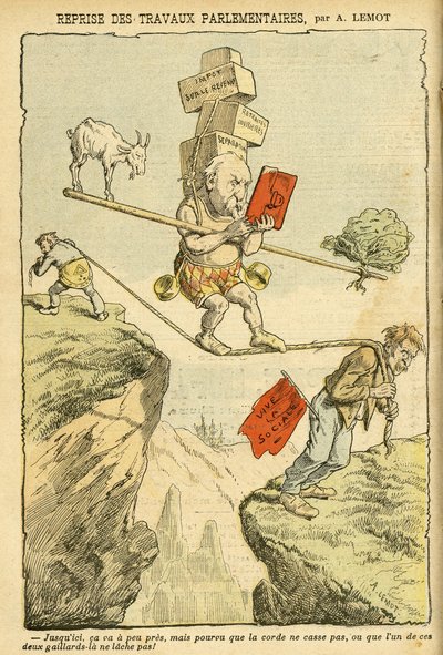 Illustrazione di Achille Lemot in Le Pelerin da Achille Lemot