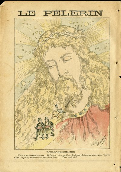 Illustrazione di Achille Lemot (1846-1909) in Le Pelerin da Achille Lemot