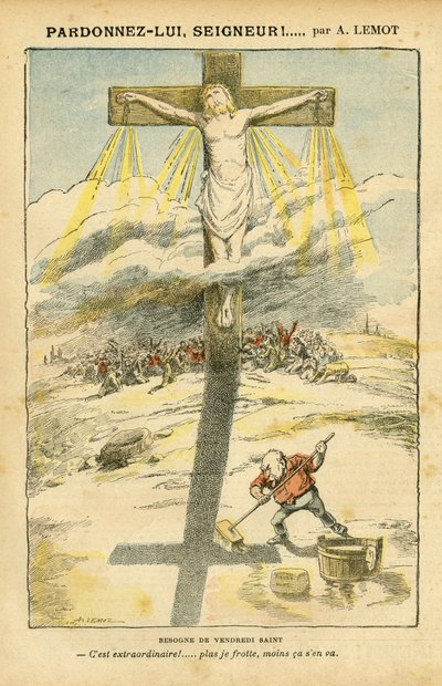 Illustrazione di Achille Lemot (1846-1909) in Le Pelerin da Achille Lemot