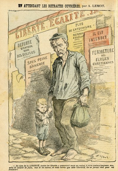 Illustrazione di Achille Lemot in Le Pelerin da Achille Lemot