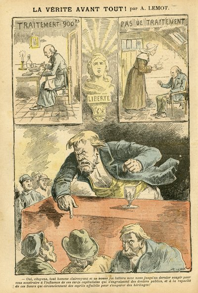 Illustrazione di Achille Lemot (1846-1909) in Le Pelerin da Achille Lemot