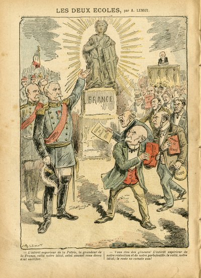 Illustrazione di Achille Lemot (1846-1909) in Le Pelerin da Achille Lemot