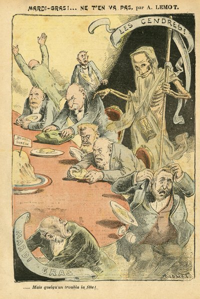 Illustrazione di Achille Lemot (1846-1909) in Le Pelerin da Achille Lemot