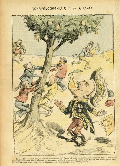 Illustrazione di Achille Lemot in Le Pelerin da Achille Lemot