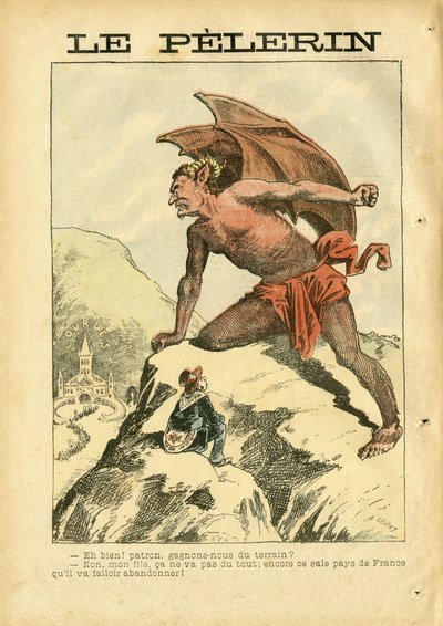Illustrazione di Achille Lemot in Le Pelerin da Achille Lemot