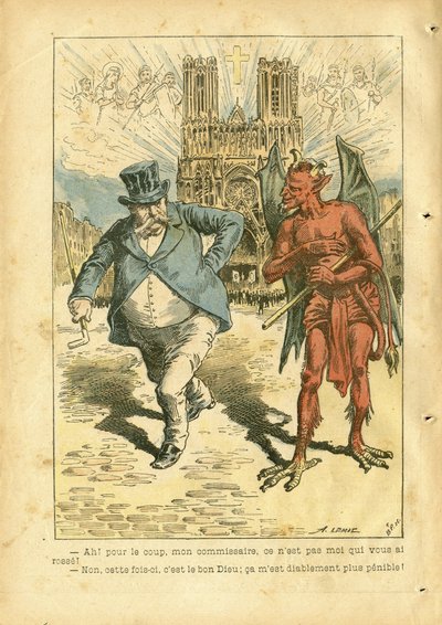 Illustrazione di Achille Lemot in Le Pelerin da Achille Lemot