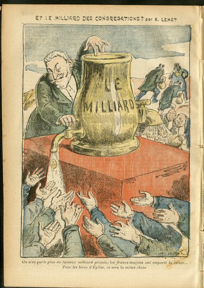 Illustrazione di Achille Lemot in Le Pelerin da Achille Lemot