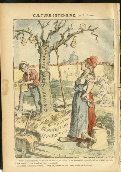 Illustrazione di Achille Lemot in Le Pelerin da Achille Lemot