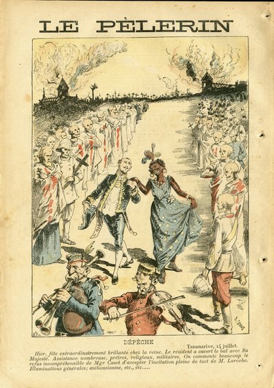 Illustrazione di Achille Lemot in Le Pelerin da Achille Lemot