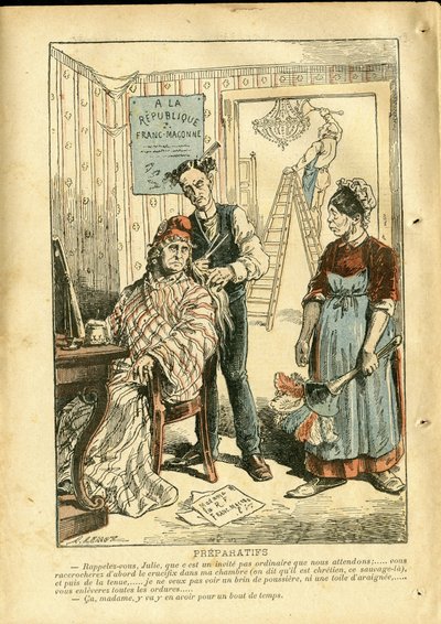Illustrazione di Achille Lemot in Le Pelerin da Achille Lemot