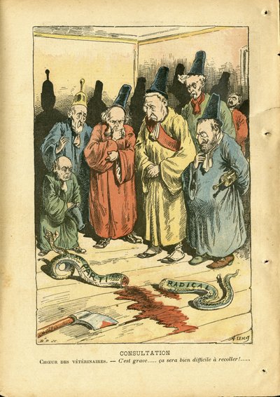 Illustrazione di Achille Lemot in Le Pelerin da Achille Lemot