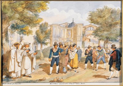 Giocare a bocce a Santa Maria degli Angeli a Roma da Achille Pinelli