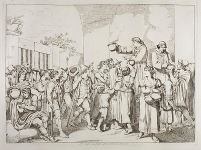 Le elemosine dei monaci da Achille Pinelli