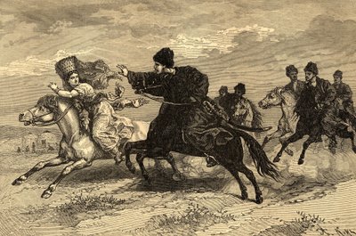 Incisione in "I popoli della Terra" 1890 (incisione) da Achille Sirouy