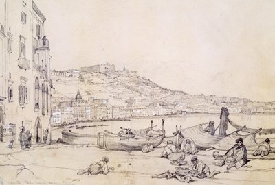 Veduta di Napoli da Margellina da Achille Vianelli