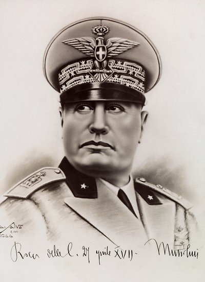 Benito Mussolini, 27 aprile 1931 da Achille Villani