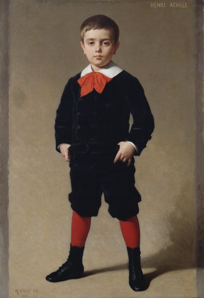Ritratto di Henri Achille, il figlio dell