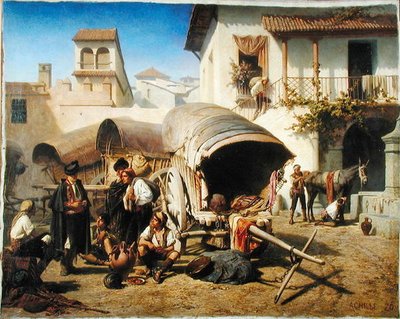 Posada San Rafael, Cordoba, c.1861 da Achille Zo