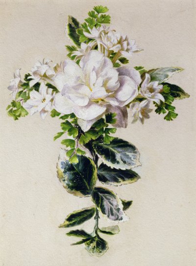 Una croce floreale da Ada Hanbury