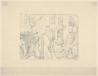 Persone di colore libere nel Nord da Confederate War Etchings, 1861-63 da Adalbert John Volck