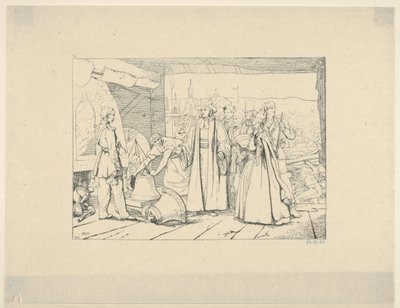 Offerta di campane da fondere in cannoni dalle incisioni di guerra confederate da Adalbert John Volck