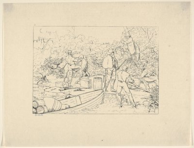 Contrabbando di Medicinali nel Sud dalle Incisioni della Guerra Confederata, 1861-63 da Adalbert John Volck