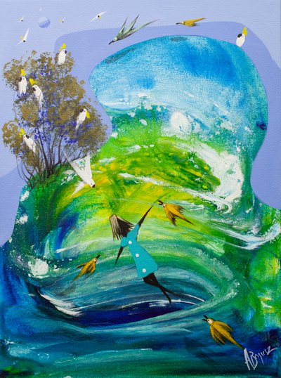 Volo dello spirito gioioso da Adam Bogusz