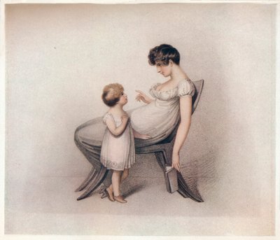Non riuscivo a imparare il mio libro mamma, c1810 da Adam Buck