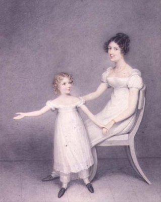 Lady Louth, Figlia del 13° Barone Dunsany, con sua Figlia da Adam Buck